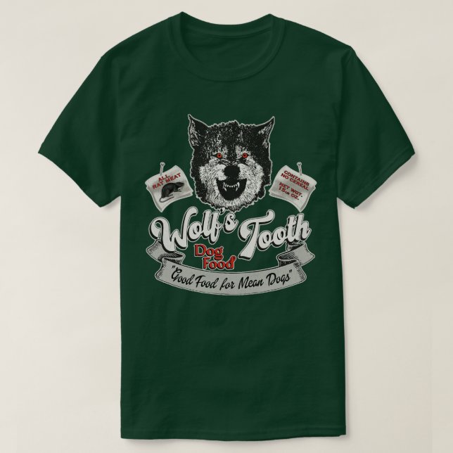 Wolfs Tooth Hund Food T Shirt (Design framsida)
