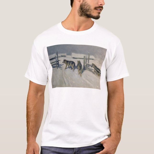 Wolfs vinternatten, c.1910 tee shirt (Framsida)
