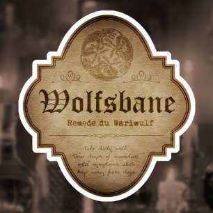 Wolfsbane Apothecary DC Klistermärken