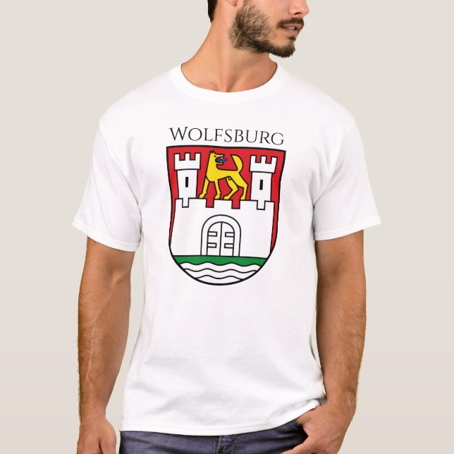 Wolfsburg jackar av arm, Tyskland T-Shirt (Framsida)