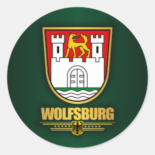 Wolfsburg Runt Klistermärke