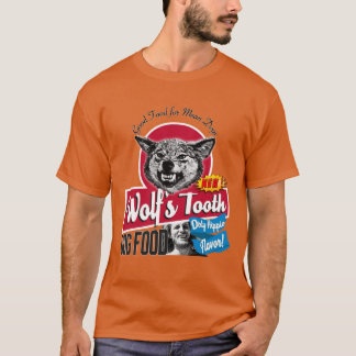 Wolfsooth Dog Food Dirty Hippie Flavor funny retro T Shirt