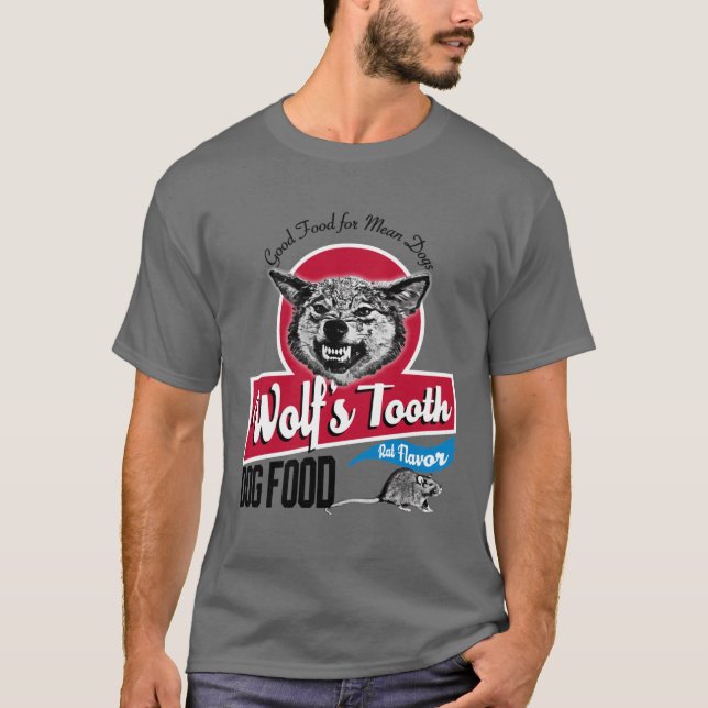 Wolfsooth hundfoder familj rolig t shirt (Framsida)