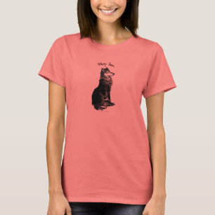 "Wolfy flicka" T-tröja Tee Shirt
