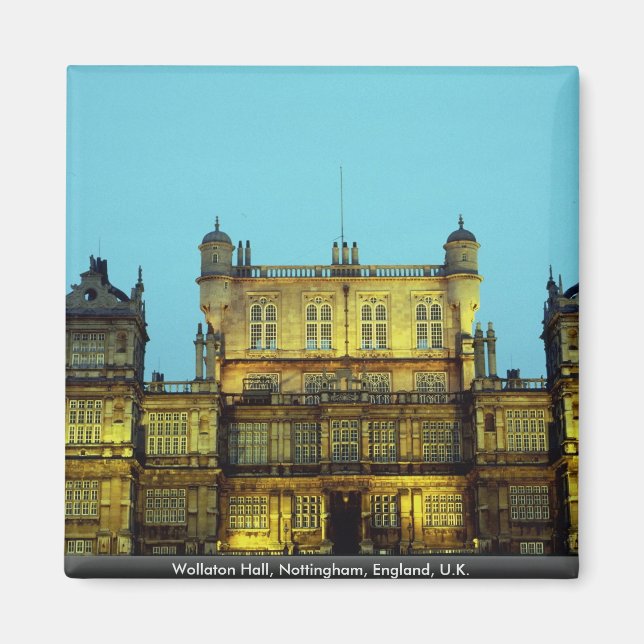 Wollaton Hall, Nottingham, England, Förenade kunga Magnet (Framsidan)
