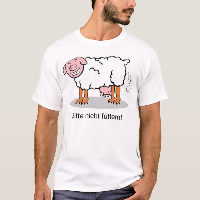 wollmilchsau-färg tee (Framsida)