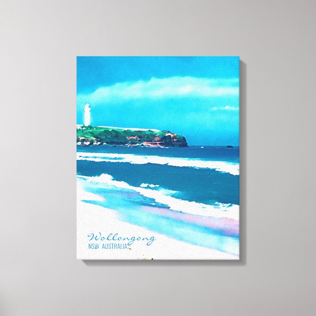 Wollongong Beach fythouse NSW Canvastryck (Framsida)