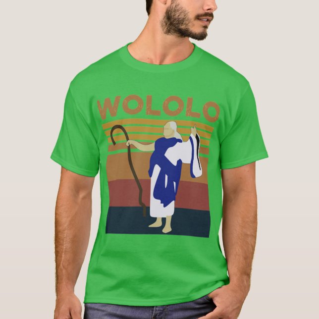 Wololo Priest Aoe Age Of Empires Game Gaming Gift  T Shirt (Framsida)