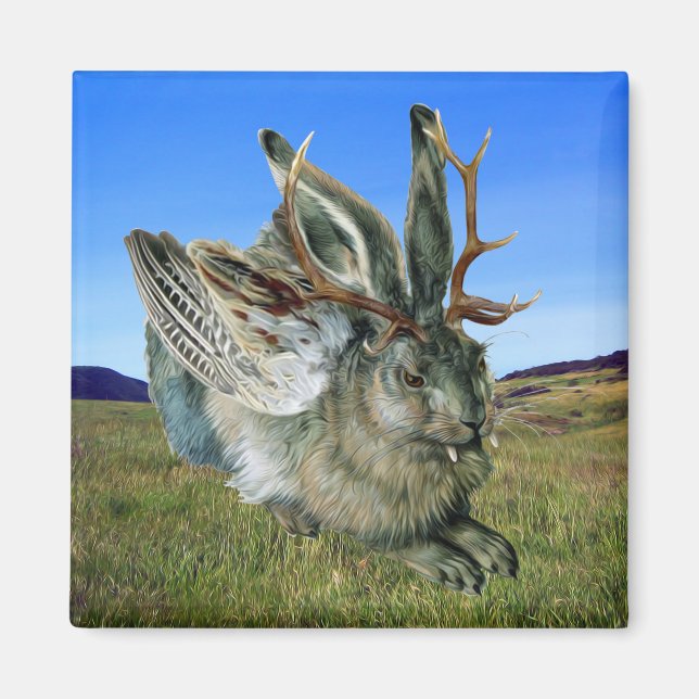 Wolpertinger Magnet (Framsidan)