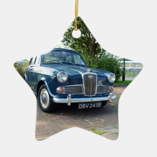 Wolseley 1500 julgransprydnad keramik (Framsidan)