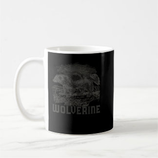 Wolverine Art Vild Animal Skunk Bear Mammal Habita Kaffemugg