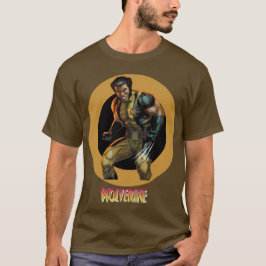 Wolverine Classic Gult Kostym Graphic T-Shirt
