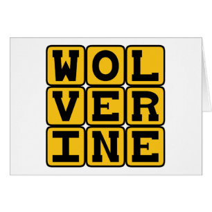 Wolverine, Ferocious Mammal Hälsningskort
