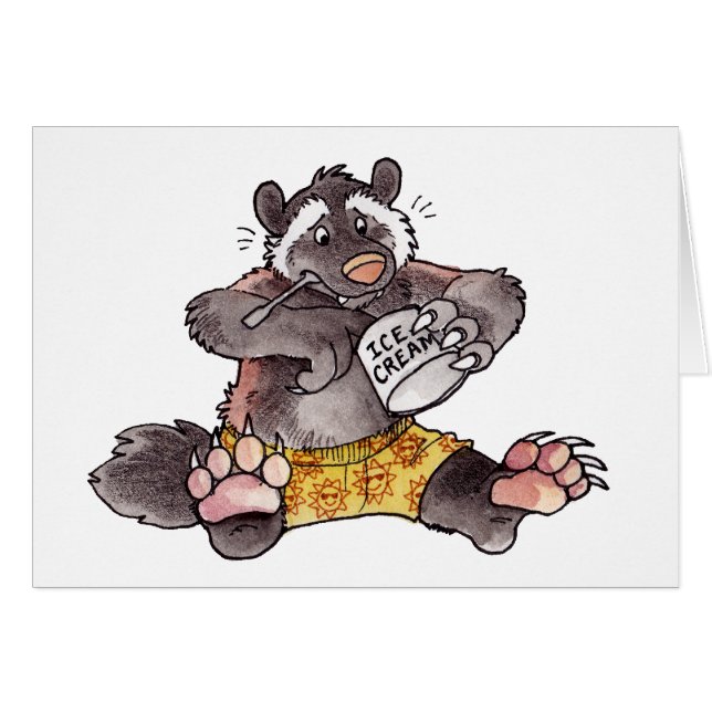 Wolverine Hälsningskort (Framsidan Horizontal)