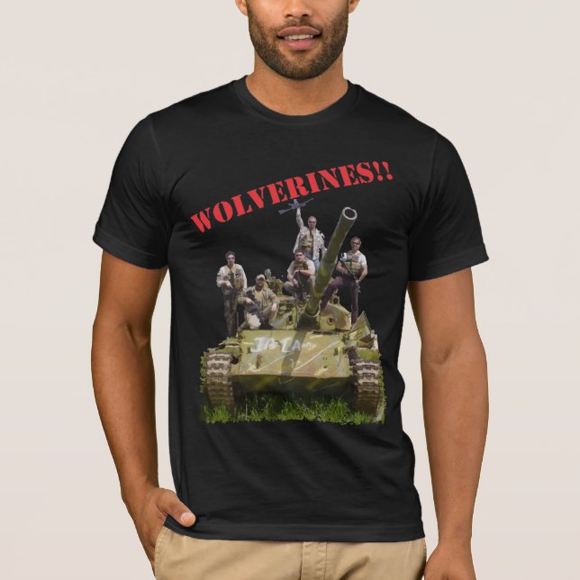 Wolverines Shirt T Shirt (Framsida)