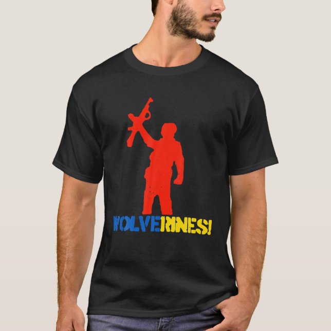 Wolverines Ukraina T Shirt (Framsida)