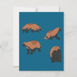 Wolverines Vykort