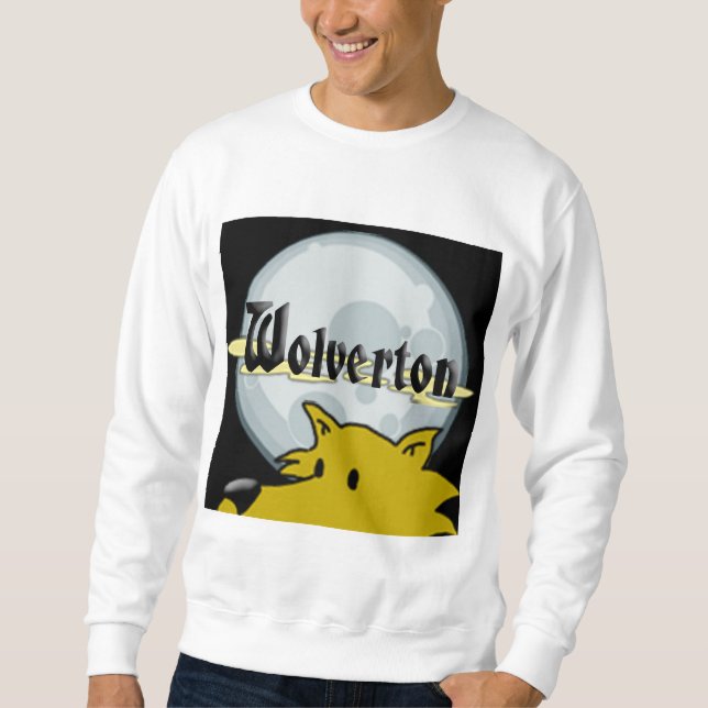 Wolverton Logo Herr Tröja Lång Ärmad Tröja (Framsida)