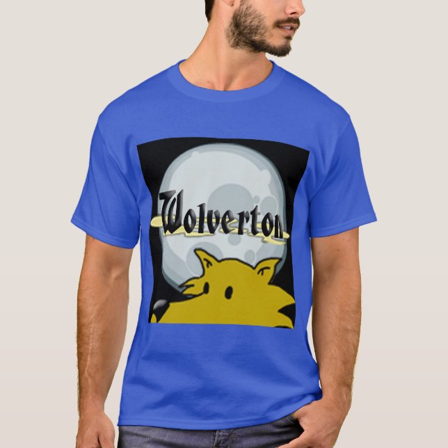 Wolverton Logotyp Herr T-shirt Mörk (Framsida)