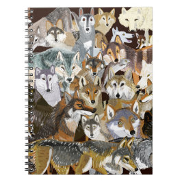 Wolves of Belette Le Pink Anteckningsbok