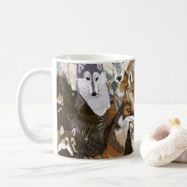 Wolves of Belette Le Pink Kaffemugg
