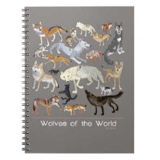 Wolves of the World Anteckningsbok