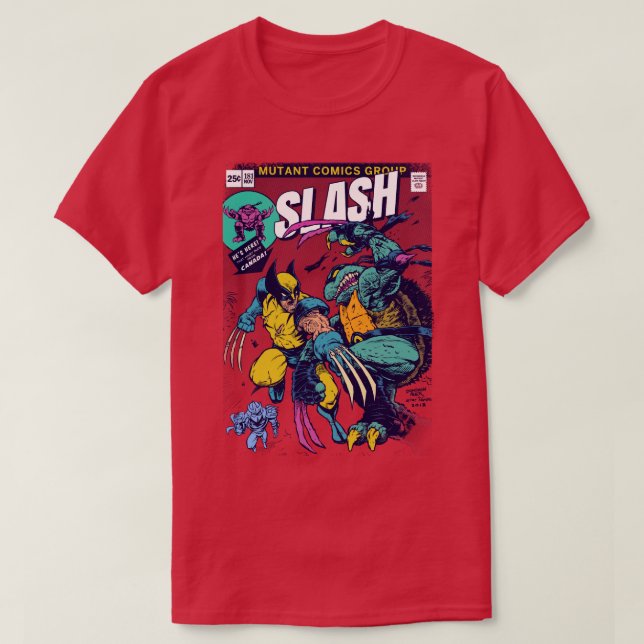 WOLVIE V SLASH T SHIRT (Design framsida)