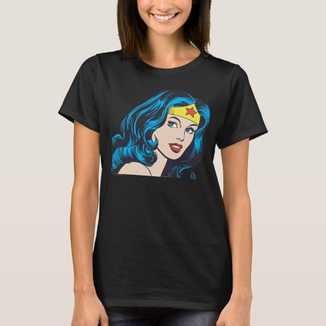  Woman Ansikte T-shirt (Framsida)