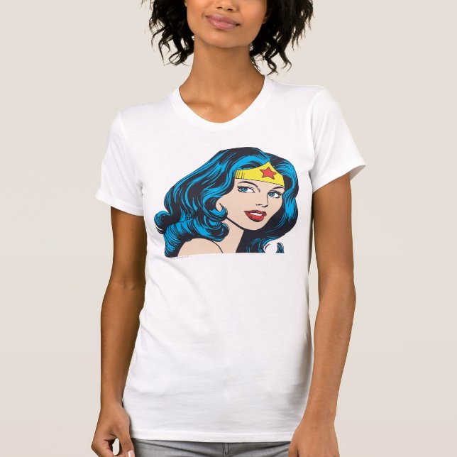  Woman Ansikte T-shirt (Framsida)
