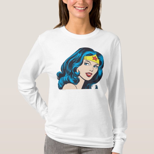  Woman Ansikte T Shirt (Framsida)