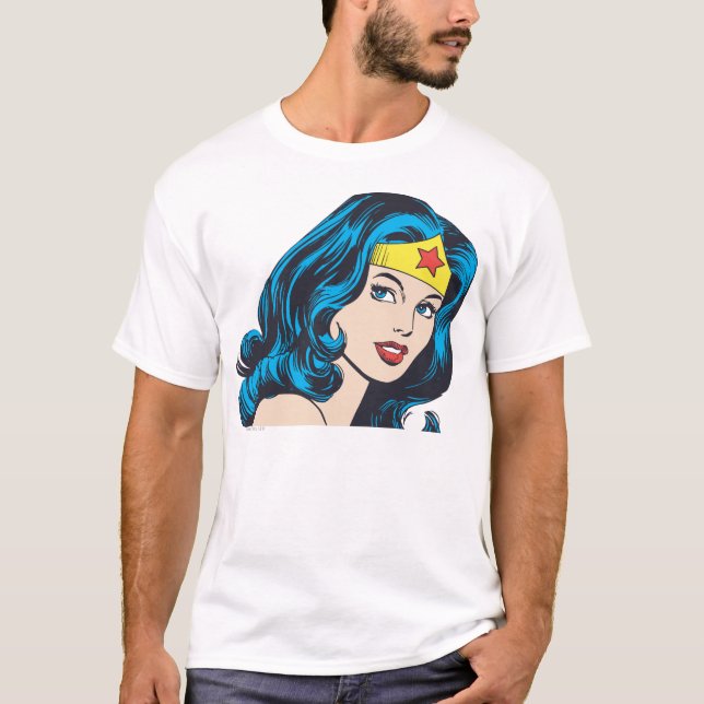  Woman Ansikte Tee Shirt (Framsida)