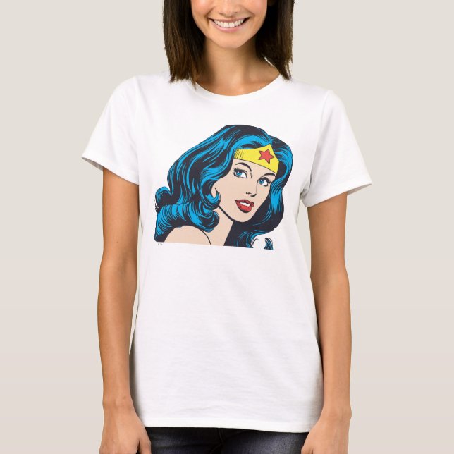 Woman Ansikte Tee Shirt (Framsida)