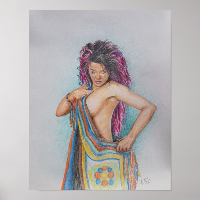 Woman Artwork Poster (Framsidan)