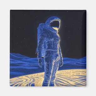 Woman Astronaut Magnet