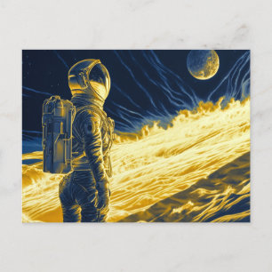 Woman Astronaut Vykort