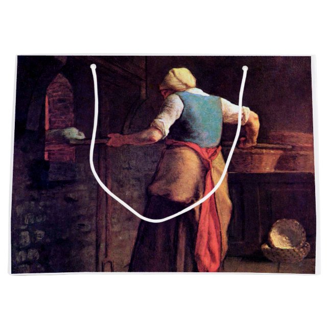 Woman Baking Bread, Jean-Francois Millet (Framsidan)