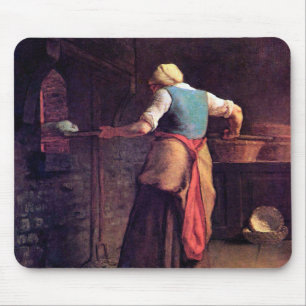 Woman Baking Bread, Jean-Francois Millet Musmatta