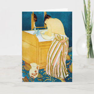 Woman Bathing Mary Cassatt Kort