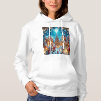 WOMAN BEAUTIFUL HOODED SWEATSHIRT T SHIRT