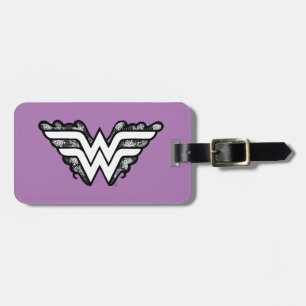 Woman Black Snöre Logotyp Bagagebricka