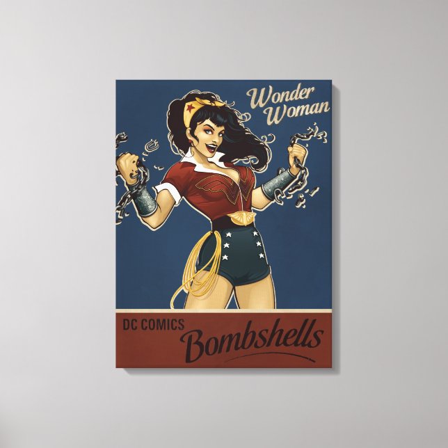  Woman Bombshell Canvastryck (Framsida)