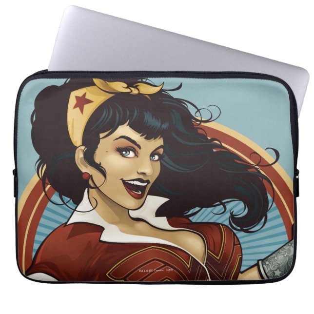  Woman Bombshell Namn Graphic Laptop Fodral (Framsidan)