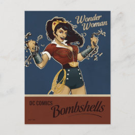  Woman Bombshell Vykort