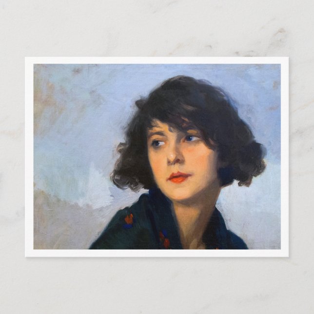 Woman, Boulet, 1927 Art Vykort (Framsida)