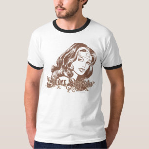 Woman Brown T Shirt