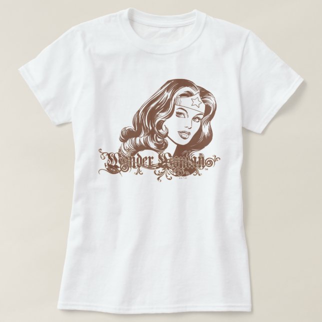  Woman Brown Tee (Design framsida)