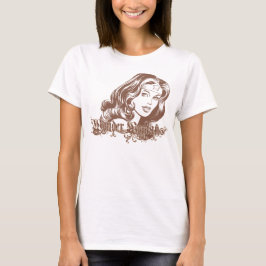  Woman Brown Tee Shirt