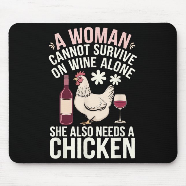 Woman Cannot Survive Wine Alone She Needs Chicken  Musmatta (Framsidan)
