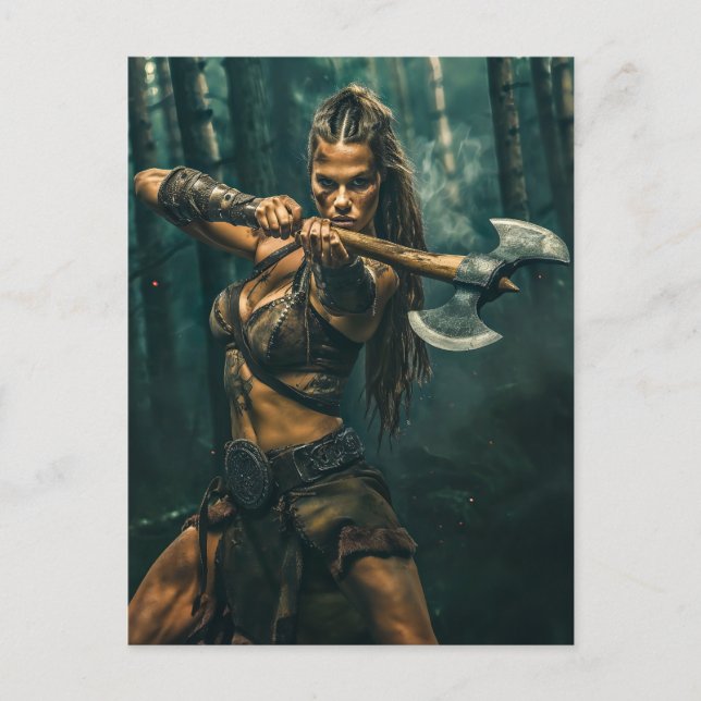 Woman Channeling-andan Vykort (Framsida)