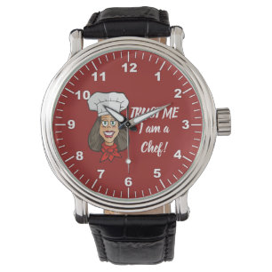 Woman Chef Armbandsur